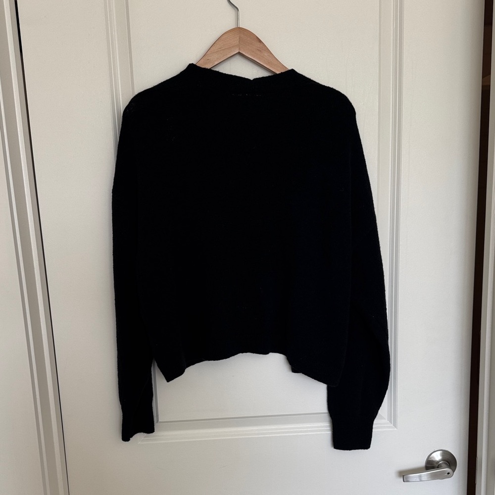GAP Black Open-Front Cardigan Sweater - Picture 3 of 3